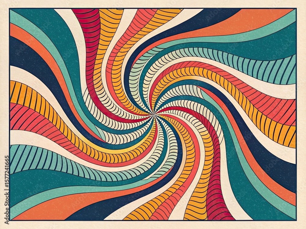 Poster abstract vector background with circles