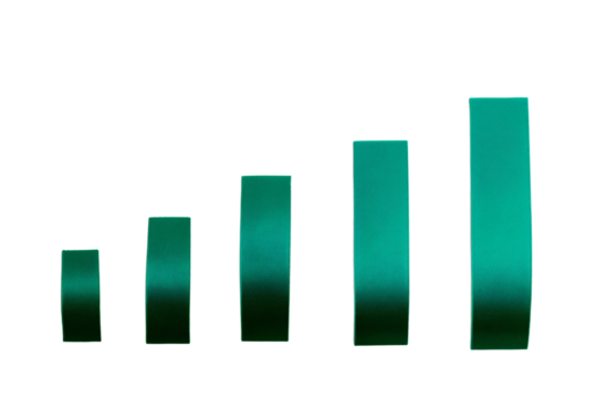 a green line of tape on a white background