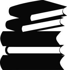 Stack of Books  Education, Knowledge, and Learning Icon