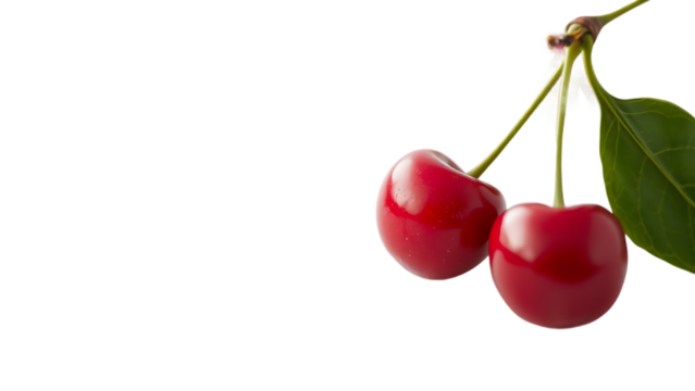 Cherry cereja vermelha red pink cute tasty sweet dessert fruit isolated on white background