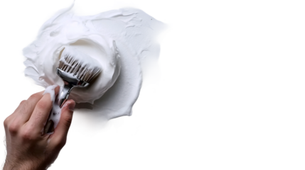 Lathering Shaving Foam Brush