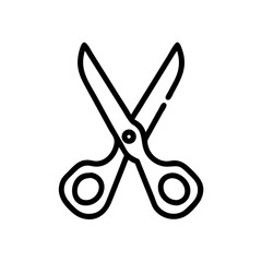 Scissors Icon for Creativity and Crafting Topics