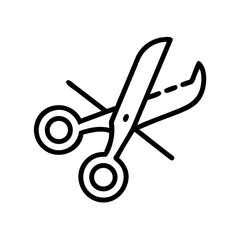 Scissors Icon for Creativity and Crafting Topics
