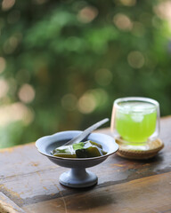 抹茶のわらび餅