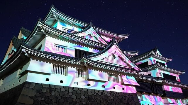 Dreamlike Projection Mapping on a Traditional Japanese Mansion