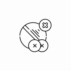 interaction warning tablet icon sign vector