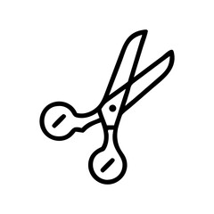 Scissors Icon for Creativity and Crafting Topics