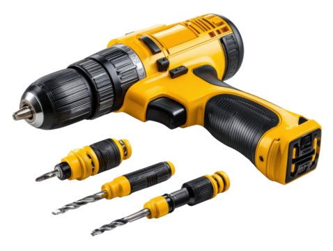 Electric Drill Set: An electric drill set with its sleek design and versatility, it's the perfect tool for construction, DIY projects, and maintenance tasks.