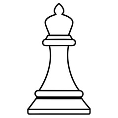 chess pieces vector illustration