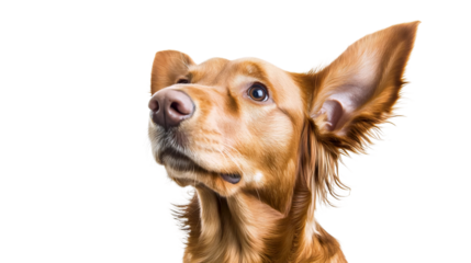 Alert Golden Retriever