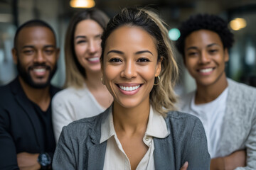 Fototapeta premium Diverse business people