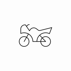 motor bike icon sign vector