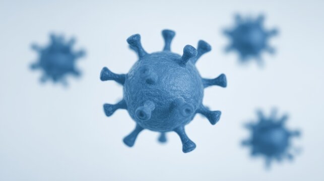 Virus life forms float ethereally, echoing invisible battles; contemplate World Immunization Week, complex microscopic mysteries unravel