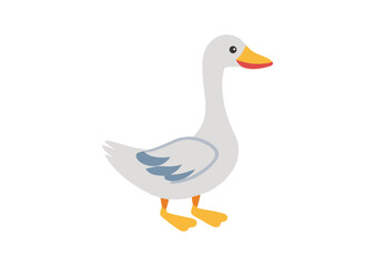 Goose Vector, Goose Icon Illustration