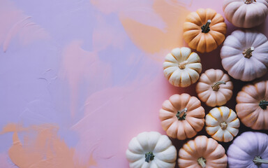 halloween and thanksgiving Autumn Background generative ai