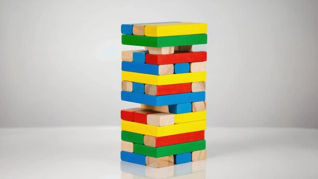 Jenga game.