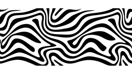 Wave pattern illustration vector with transparent background