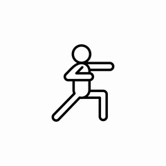 fighting sport icon sign vector