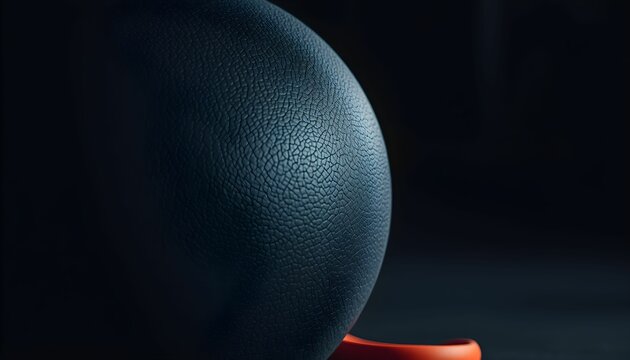 globe on black background - Powered by Adobe