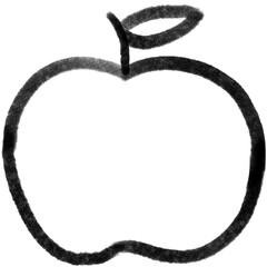 apple outline png