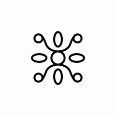 ornament decoration icon sign vector