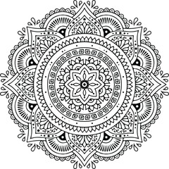 luxury ornamental mandala pattern background design Pro Vector