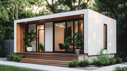 entrance to the house