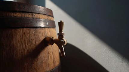 Aged oak barrel whispers tales of Oktoberfest revelry and ancient fermentation rituals, serenading the alchemy of time