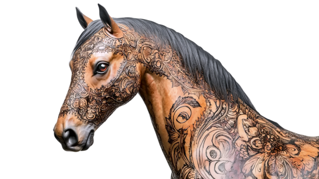 Henna Painted Horse