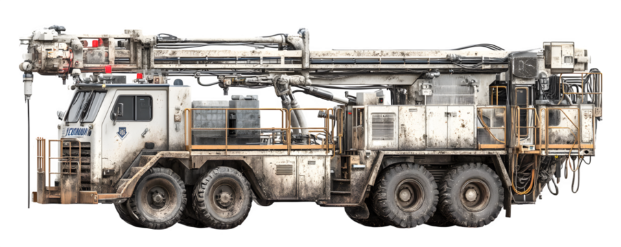 Heavy Duty Drilling Rig Truck Mobile Borehole Drilling Machine for Mining and Construction
