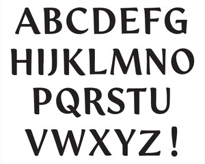 Stylish English Alphabet Vector&nbsp;Style