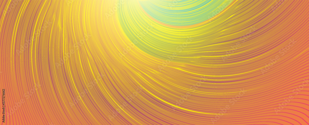 Aufkleber colorful smooth light lines background with smooth waves. asymmetric lines. abstract background for 