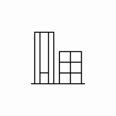building materials icon sign vector