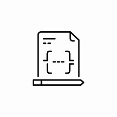 file design code icon sign vector