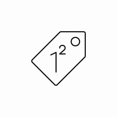 label seventy two icon sign vector