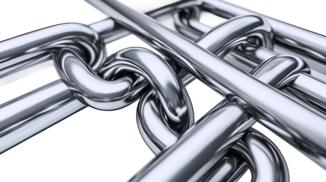 Network of Twisted Steel Tubes