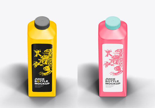 Juice Bottle Mockup
