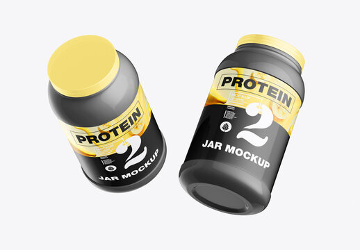 Protein Jar mockup