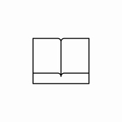 open book icon sign vector