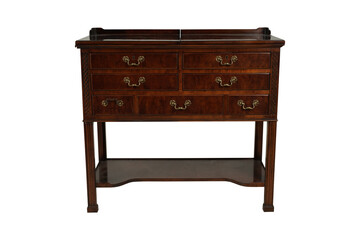 antique wooden chest  Vintage Henredon Chinese Chippendale Style Flame Mahogany Flip Top Server 