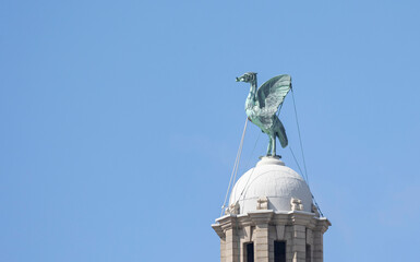 Liverpool, united kingdom May, 16, 2023 Liverbird