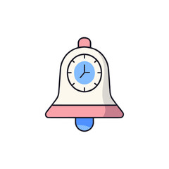 vector illustration of a bell