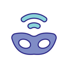 Incognito icon vector
