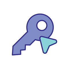 Set Password icon vector