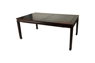 vintage wooden table Bittners Chinese Style Black Lacquer Extension Dining Table