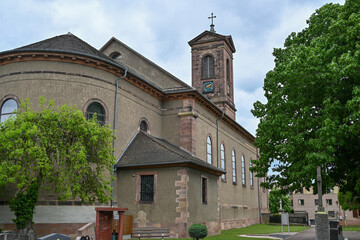 Eglise Saint-André in Issenheim, Frankreich