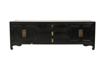 old wooden cabinet isolated  Antique Mongolian Cabinet