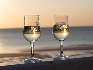 Sonnenuntergang am Meer
