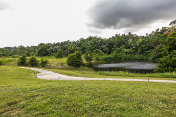 Lakowe Lakes, a residential and recreational area in Lagos, Nigeria. Polpular for its 18 hole golf course. Shot on 2 July 2025.