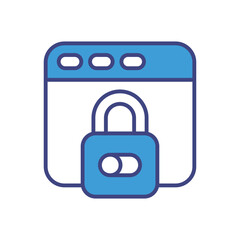 Web Password icon vector